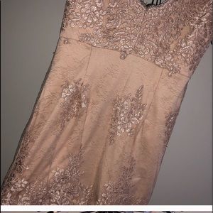 Forever 21 Dresses - 💋Lace Nude Dress -NWT Forever 21 Dresses - 💋Lace Nude Dress -NWT